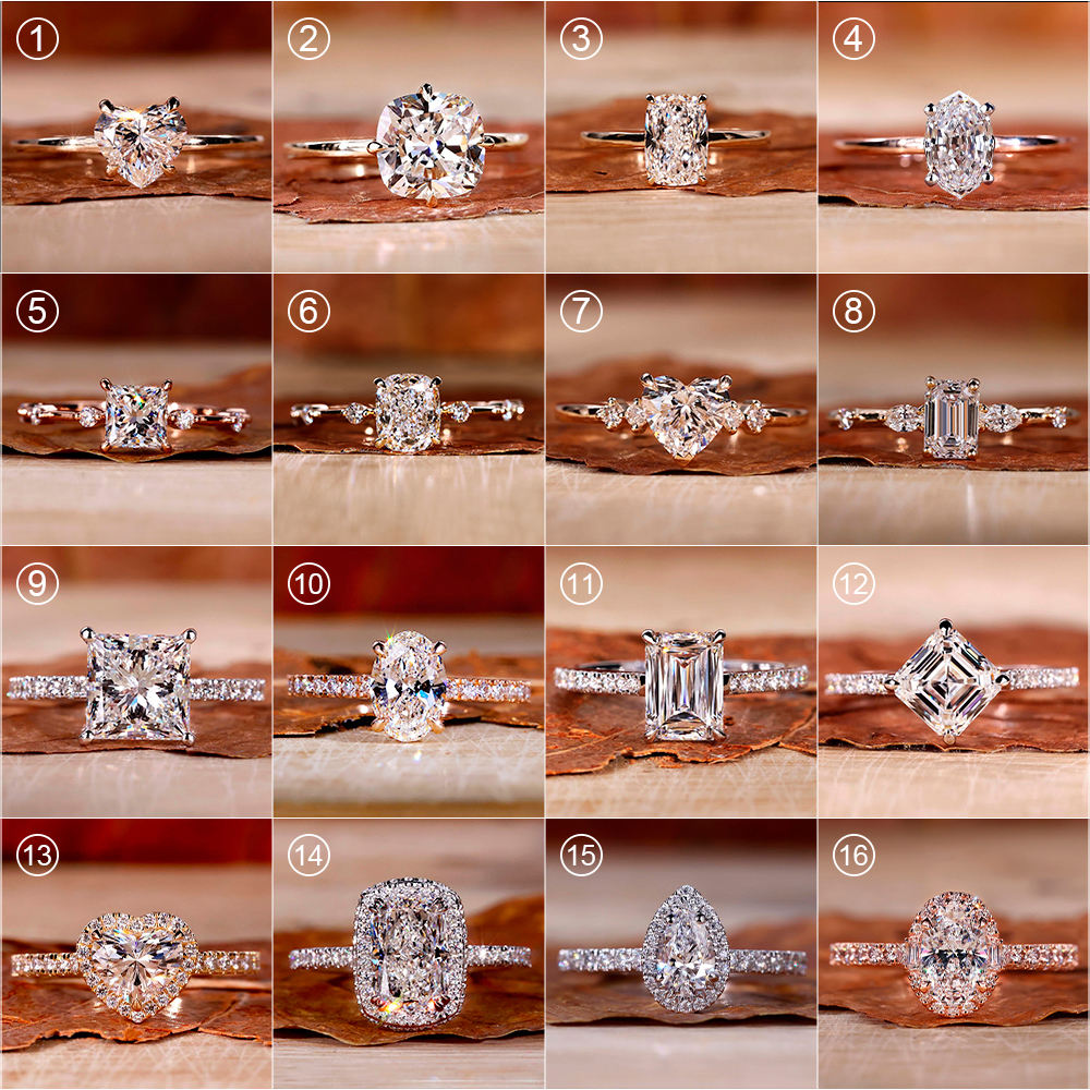 Custom lab-grown diamond ring designs